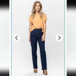 Judy Blue Mckenzie High Rise Straight Leg Tummy Control Jeans 29